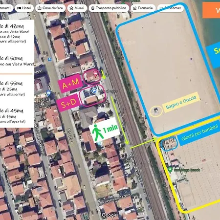 Conero-alba Al Mare-bilocali Adiacenti E V I S T A Mare Apartment Porto Potenza Picena